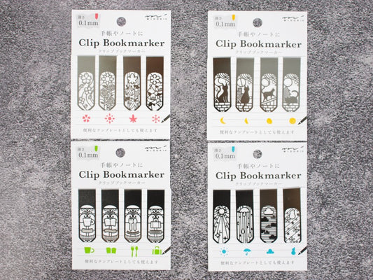 Midori Clip Bookmarker Icon Stencil
