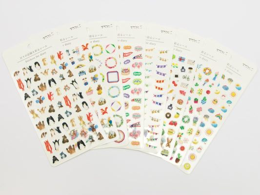 Midori Washi Stickers for Diary