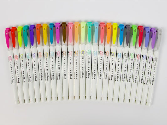 Zebra MildLiner Brush Singles