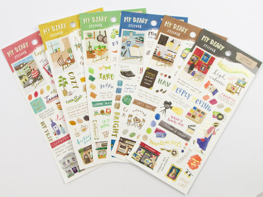 Mind Wave My Diary Stickers