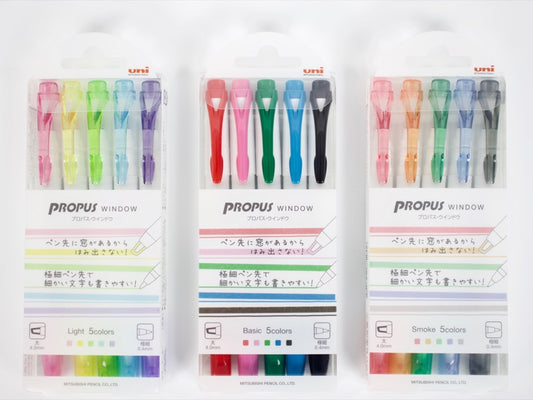 Propus Window Color Marker 5 Color Set